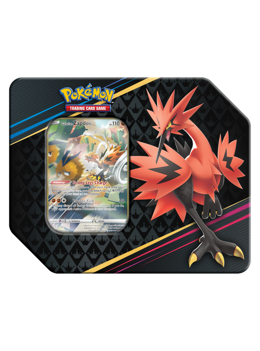 Pokémon Crown Zenith Premium Art Tin (Galarian Zapdos)