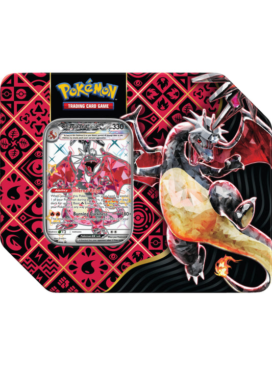 Pokémon Paldean Fates Premium Art Tin - Charizard