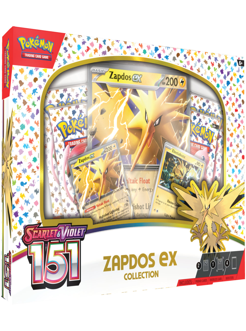 Pokémon 151 Zapdos ex Collection