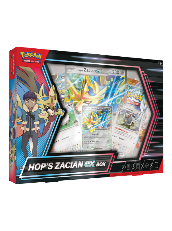 Pokémon Hop’s Zacian ex Box