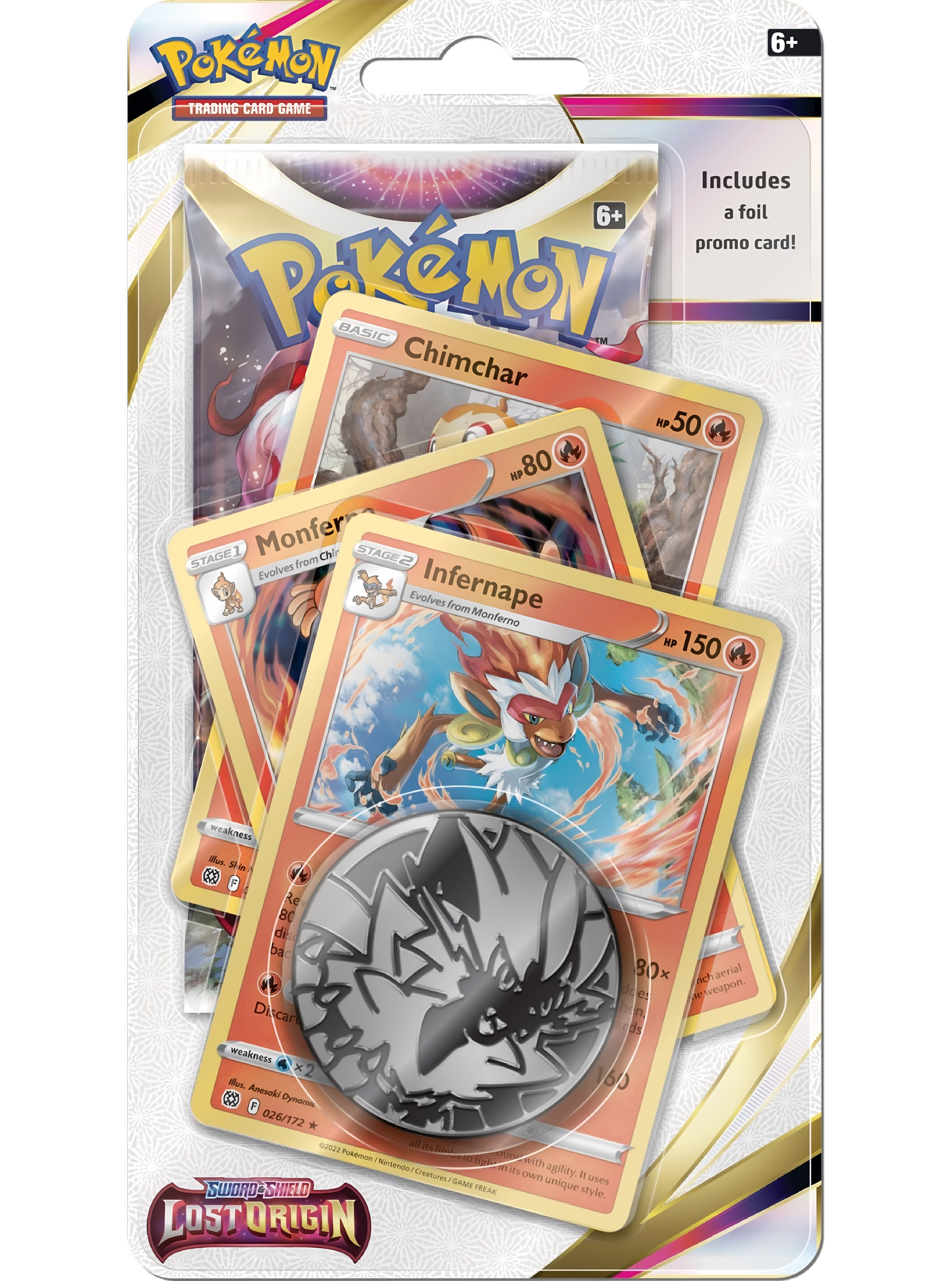 Pokémon Lost Origin Premium Checklane Blister - Infernape