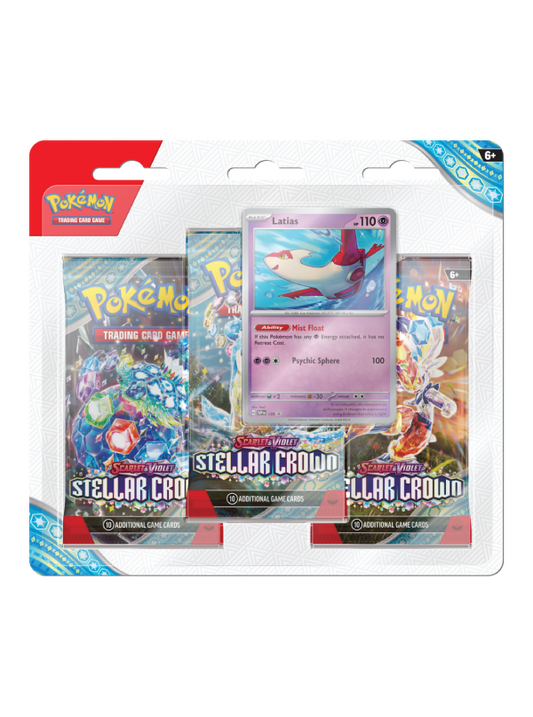 Pokémon Stellar Crown 3 Blister Booster