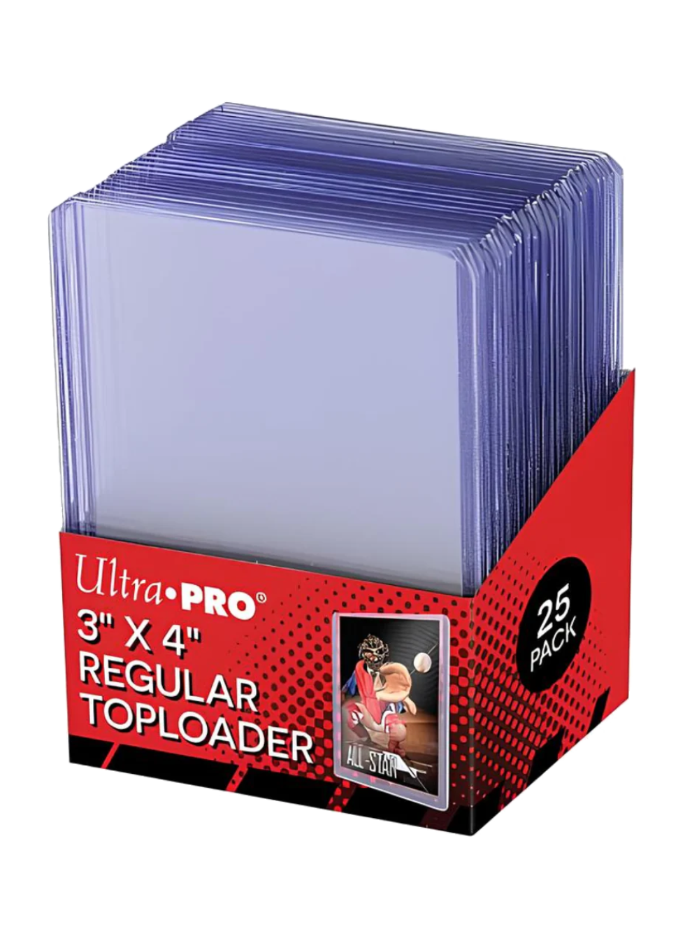 Ultra Pro Toploader 3x4 Thick Clear Regular 25 pcs
