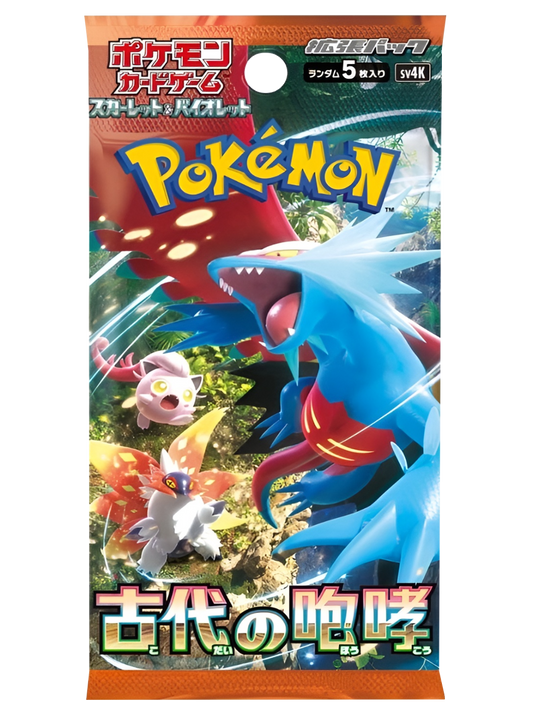 Pokémon Ancient Roar (sv4K) Booster Pack - Japonský