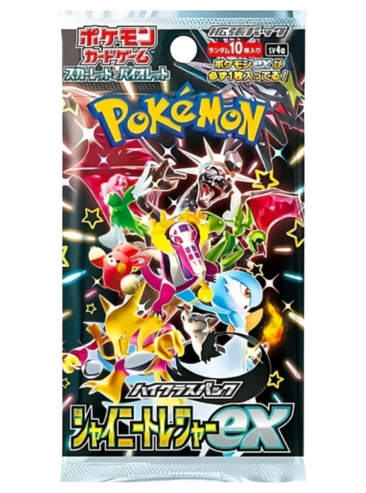 Pokémon Shiny Treasure (sv4a) Booster Pack - Japonský