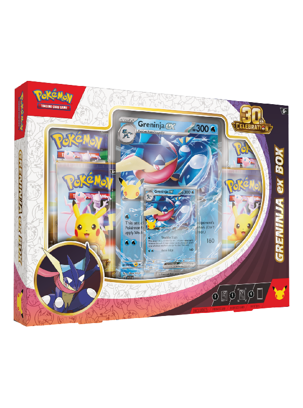 Pokémon 30th Celebration Greninja ex Box
