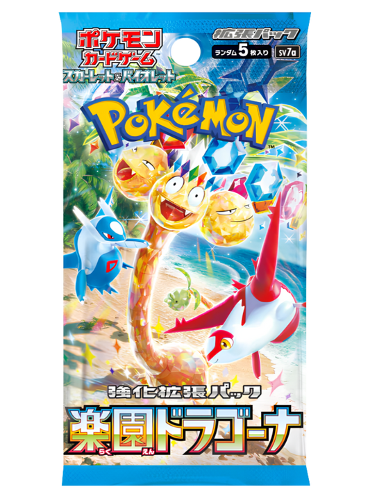 Pokémon Paradise Dragona (sv7a) Booster Pack - Japonský