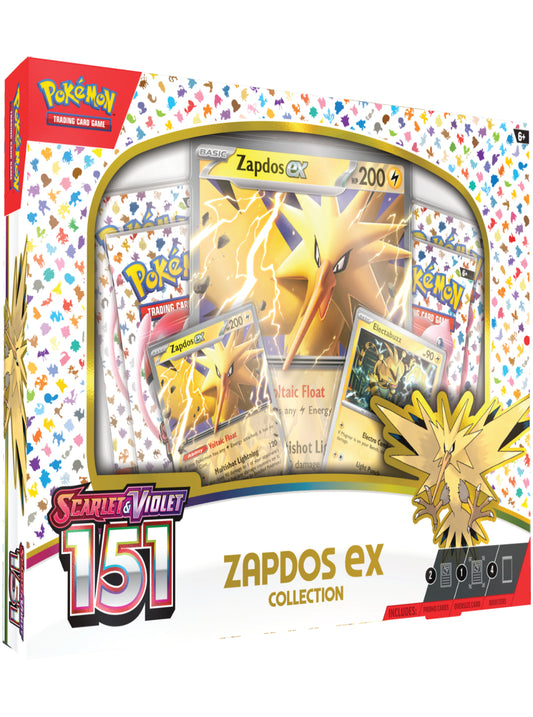 Pokémon 151 Zapdos ex Collection