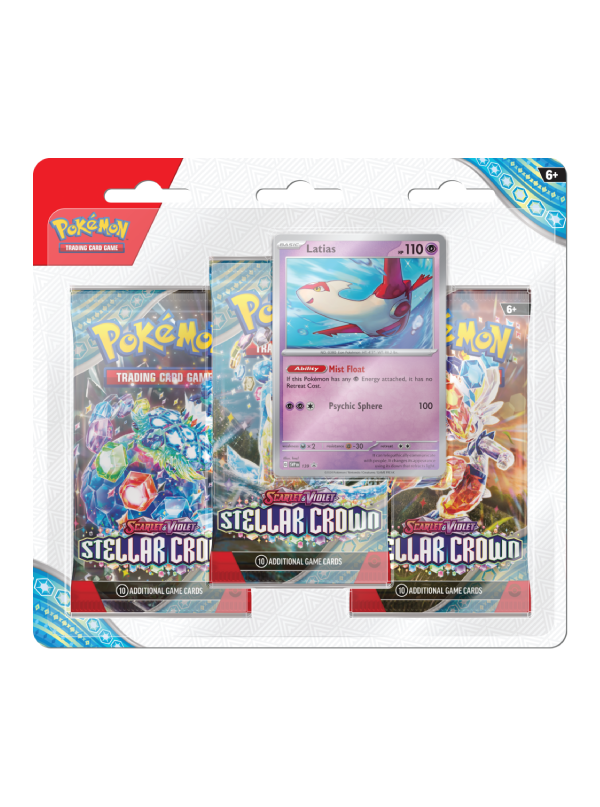 Pokémon Stellar Crown 3 Blister Booster