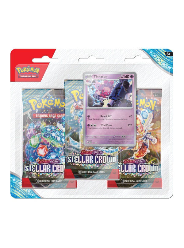 Pokémon Stellar Crown 3 Blister Booster