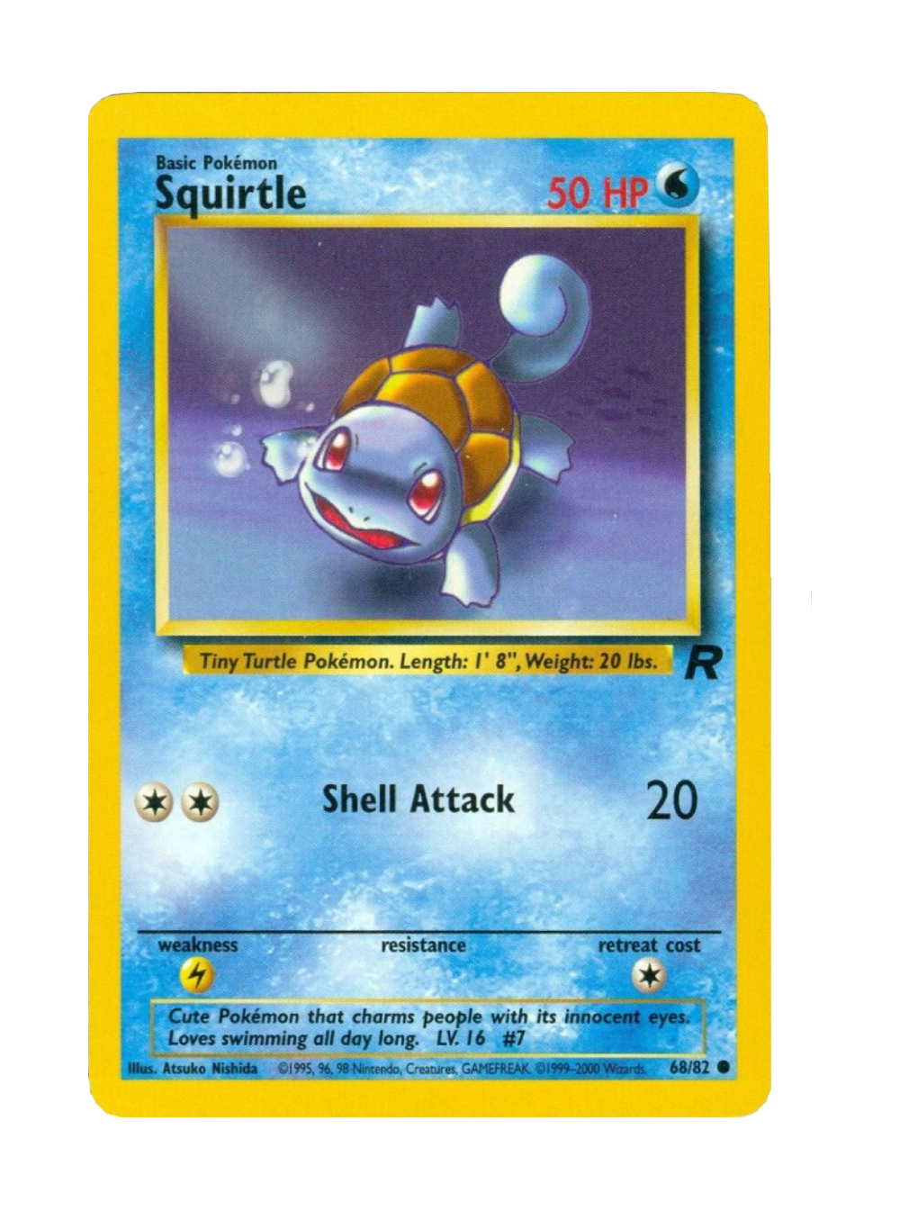 Pokémon Squirtle TR 68/82