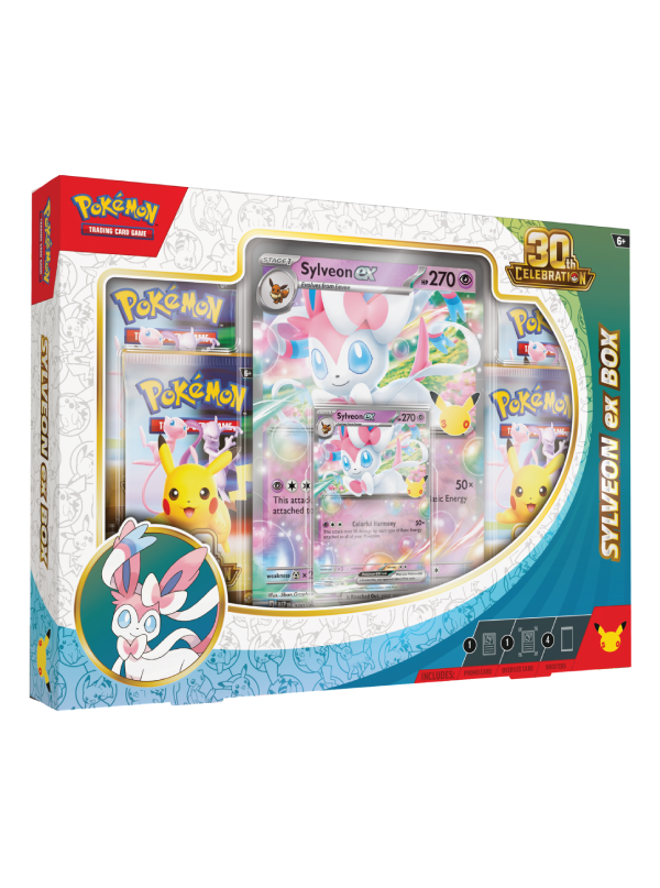 Pokémon 30th Celebration Sylveon ex Box
