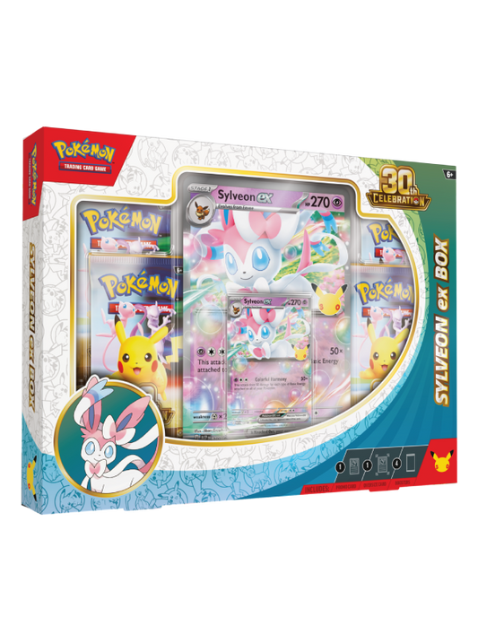 Pokémon 30th Celebration Sylveon ex Box