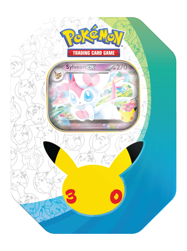 Pokémon 30th Celebration ex Tin