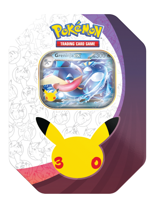 Pokémon 30th Celebration ex Tin