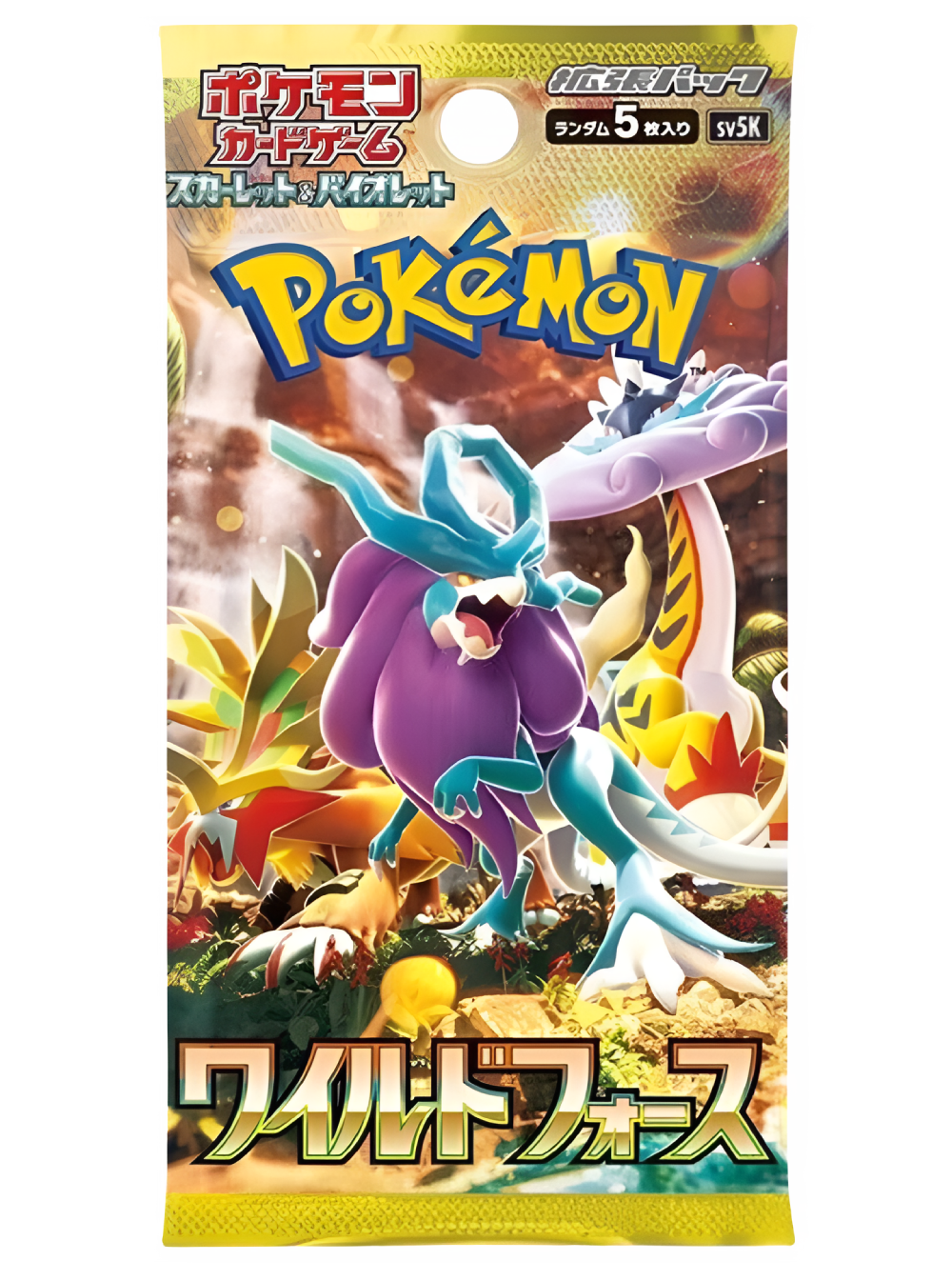 Pokémon Wild Force (sv5k) Booster Pack - Japán