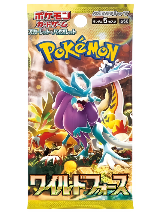 Pokémon Wild Force (sv5k) Booster Pack - Japonský